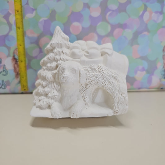 Christmas w/ Dog - Truck Insert - Clay Magic - 4256
