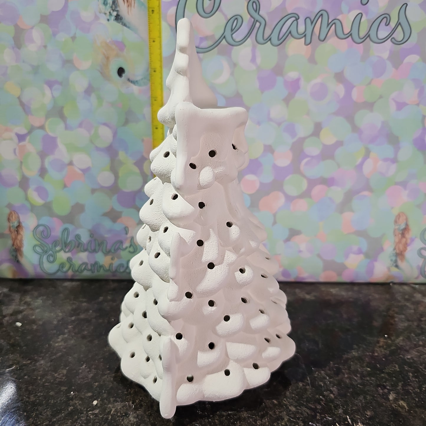 Christmas Tree Candle Dripper - Clay Magic - 1831