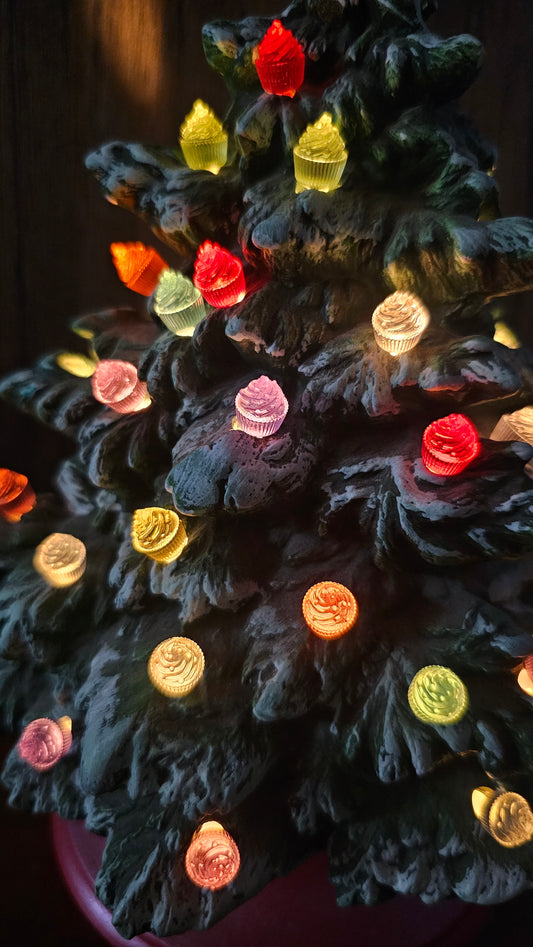 Cupcake - Ceramic Tree Lights
