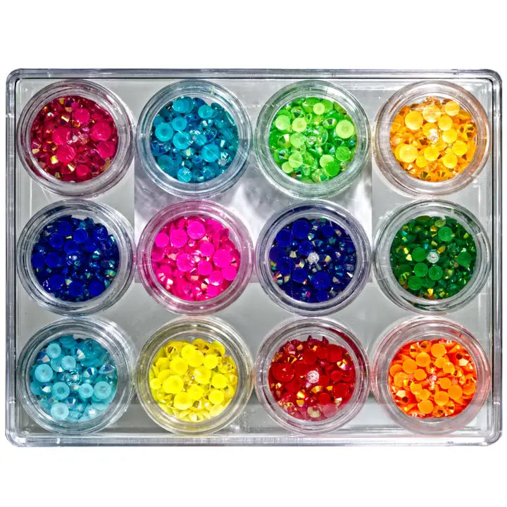 Brights Jewelz - Set of 12 Flat Back Jewelz