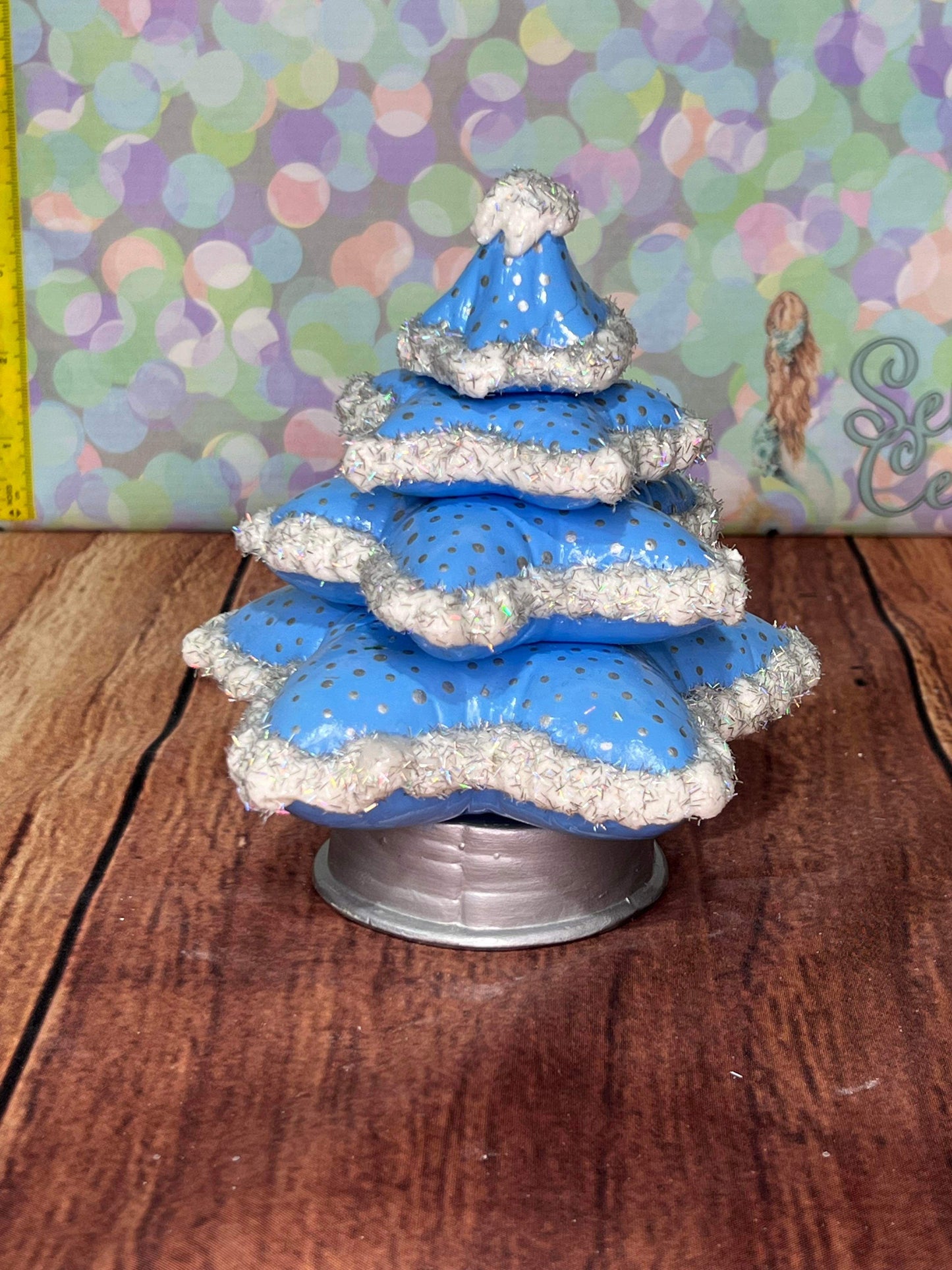 Blue Fluff Tree