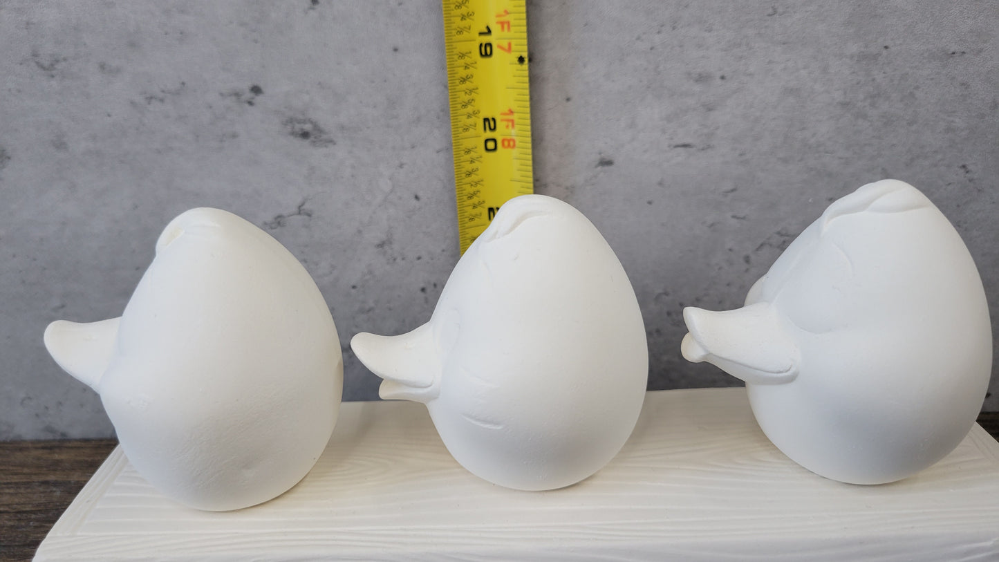 3 Duck "Eggs Pressions" - Donas - D-1181