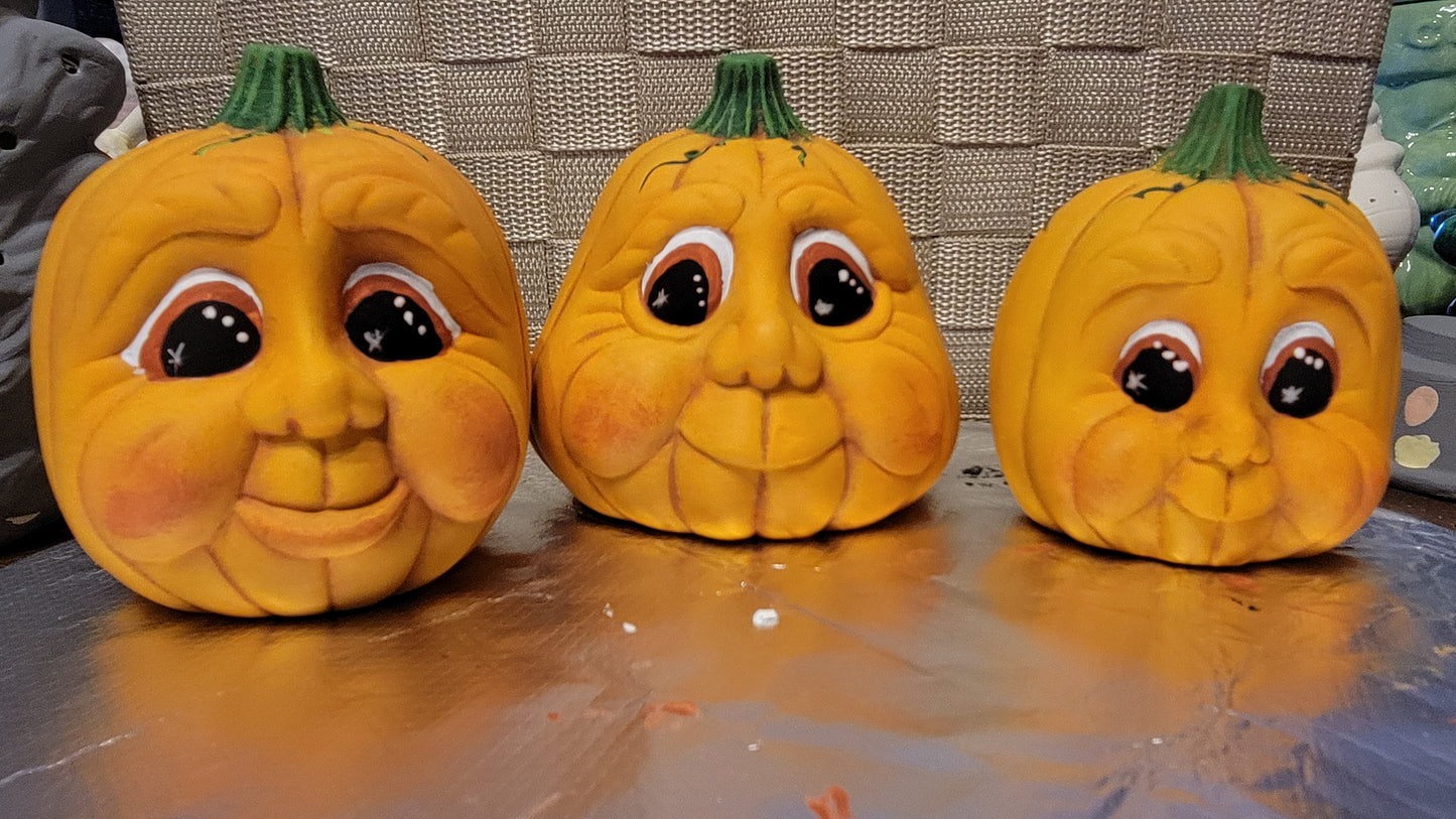 Three Character Pumpkins - Dona's - 563