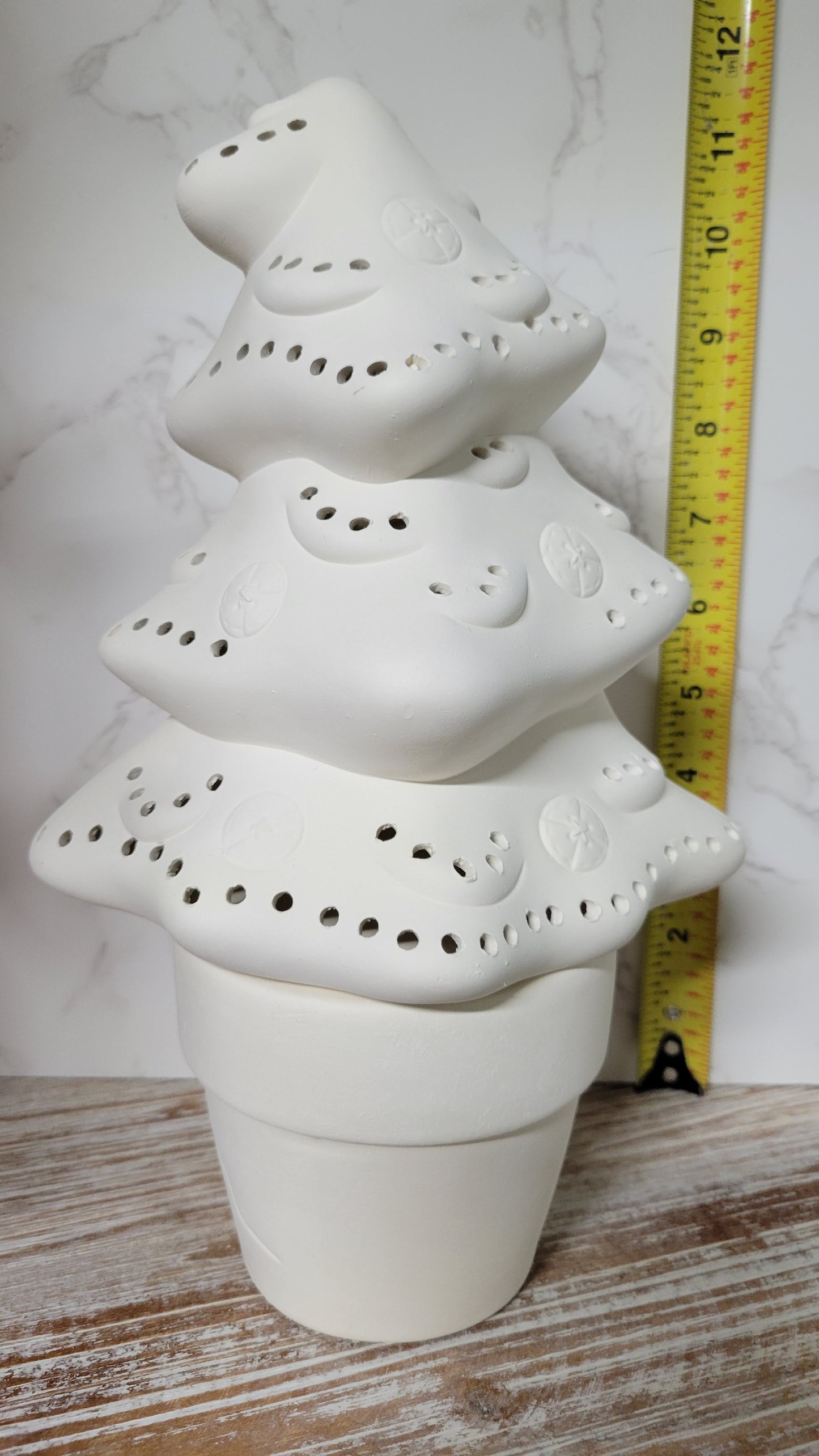Crack Pot Tree with Base (Large) - Dona's - D1594