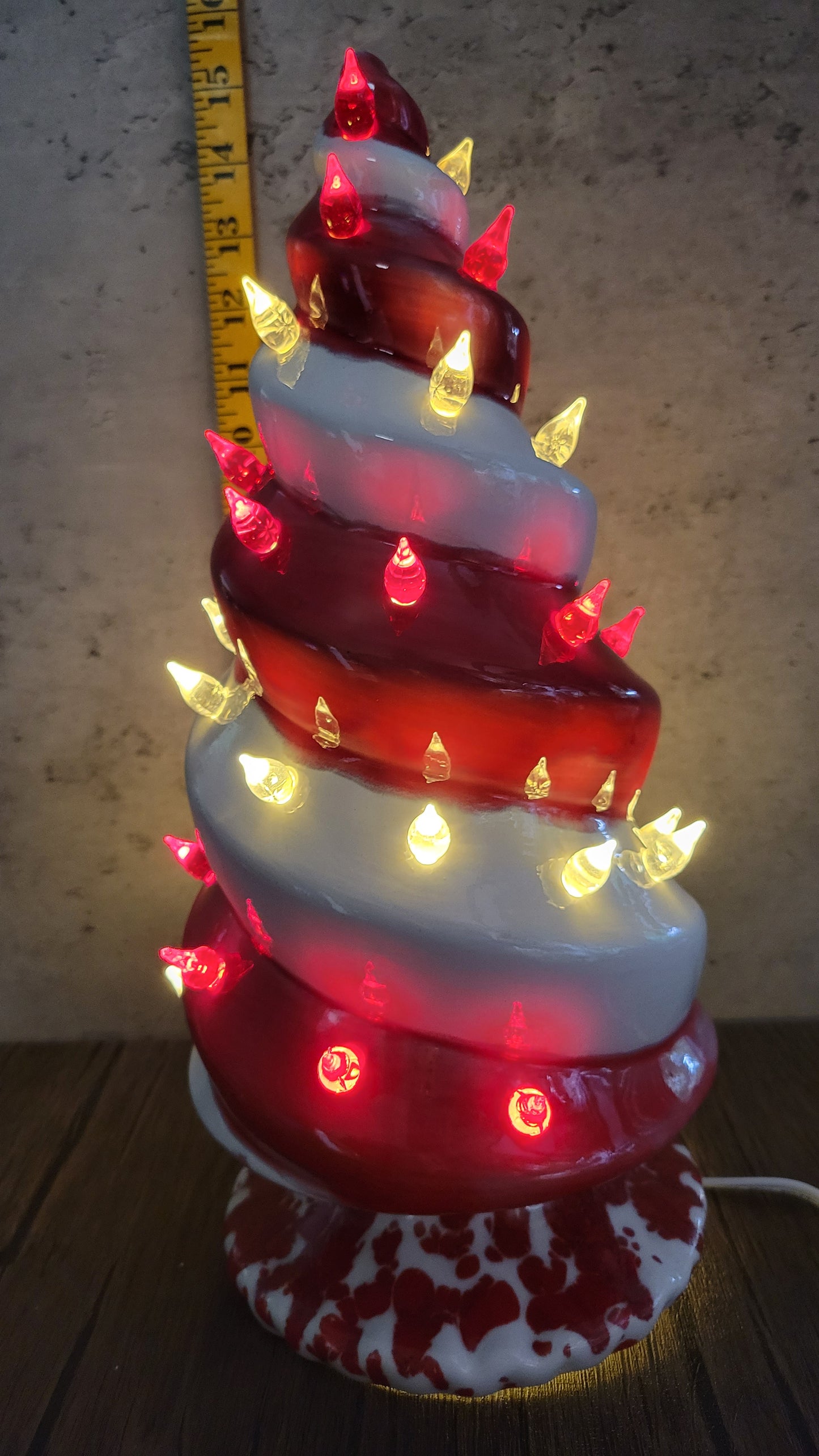 Lighted Spiral Tree (Base Attached) - Completed