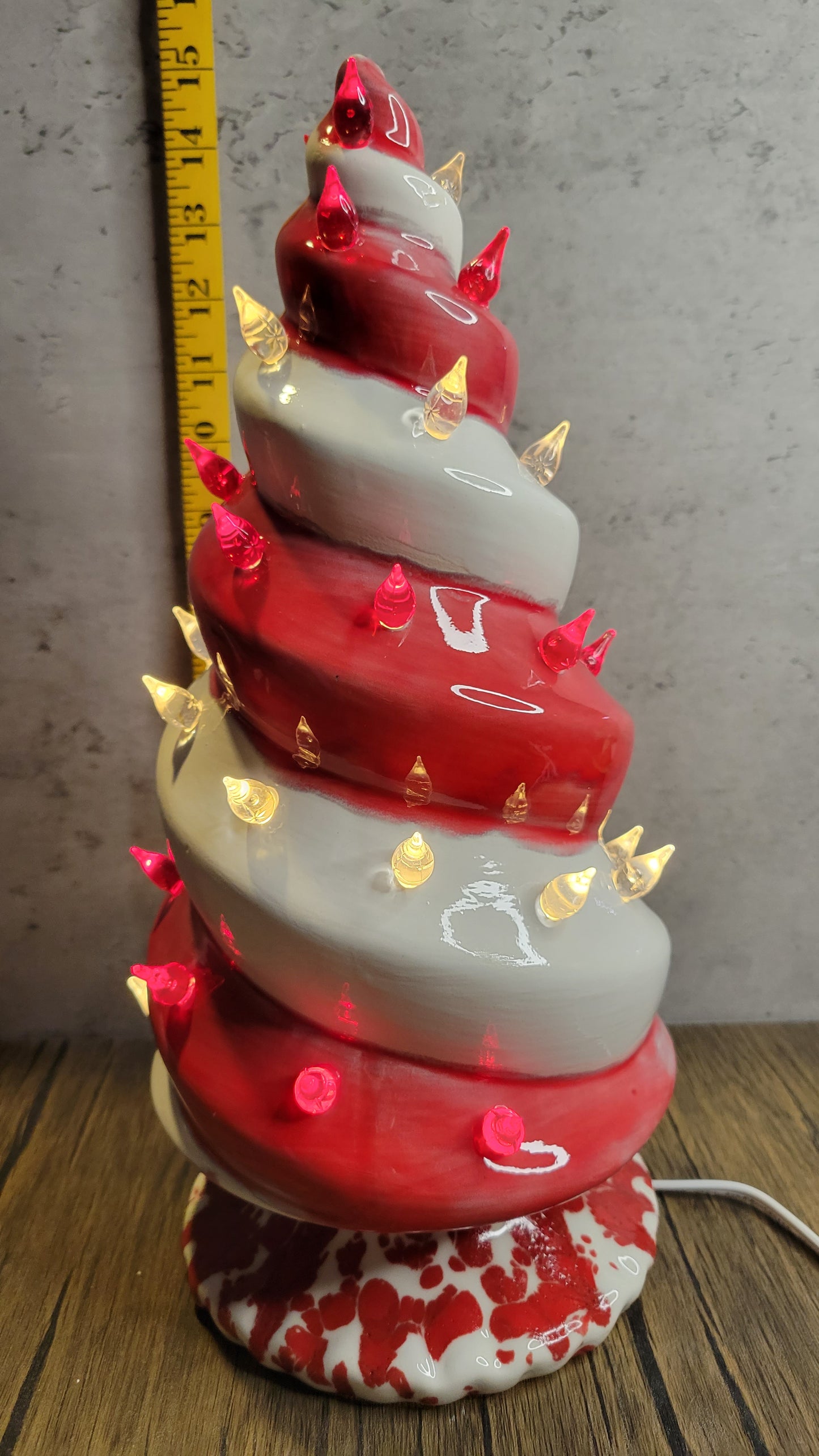 Lighted Spiral Tree (Base Attached) - Completed