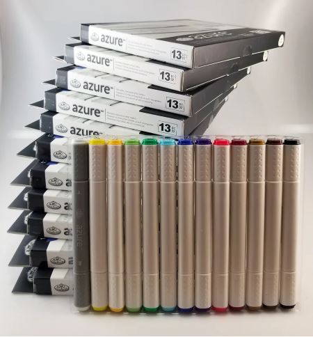 Azure Alcohol Markers