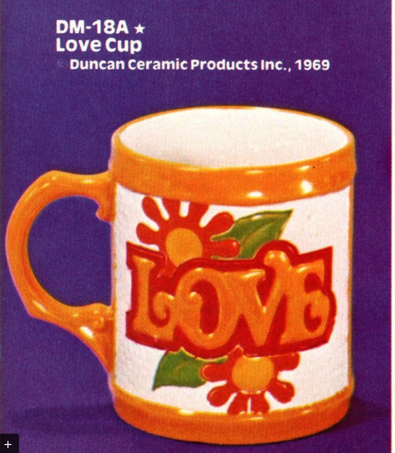 Love Cup Duncan Ceramics 18A Sebrina's Ceramics & Crafts