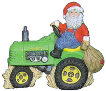 Santa on Tractor - Nowells Inc - 1981