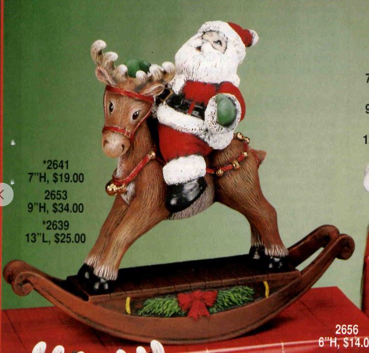 Reindeer Rocker, Santa and Reindeer - Gare - 2639 & 2641 & 2653