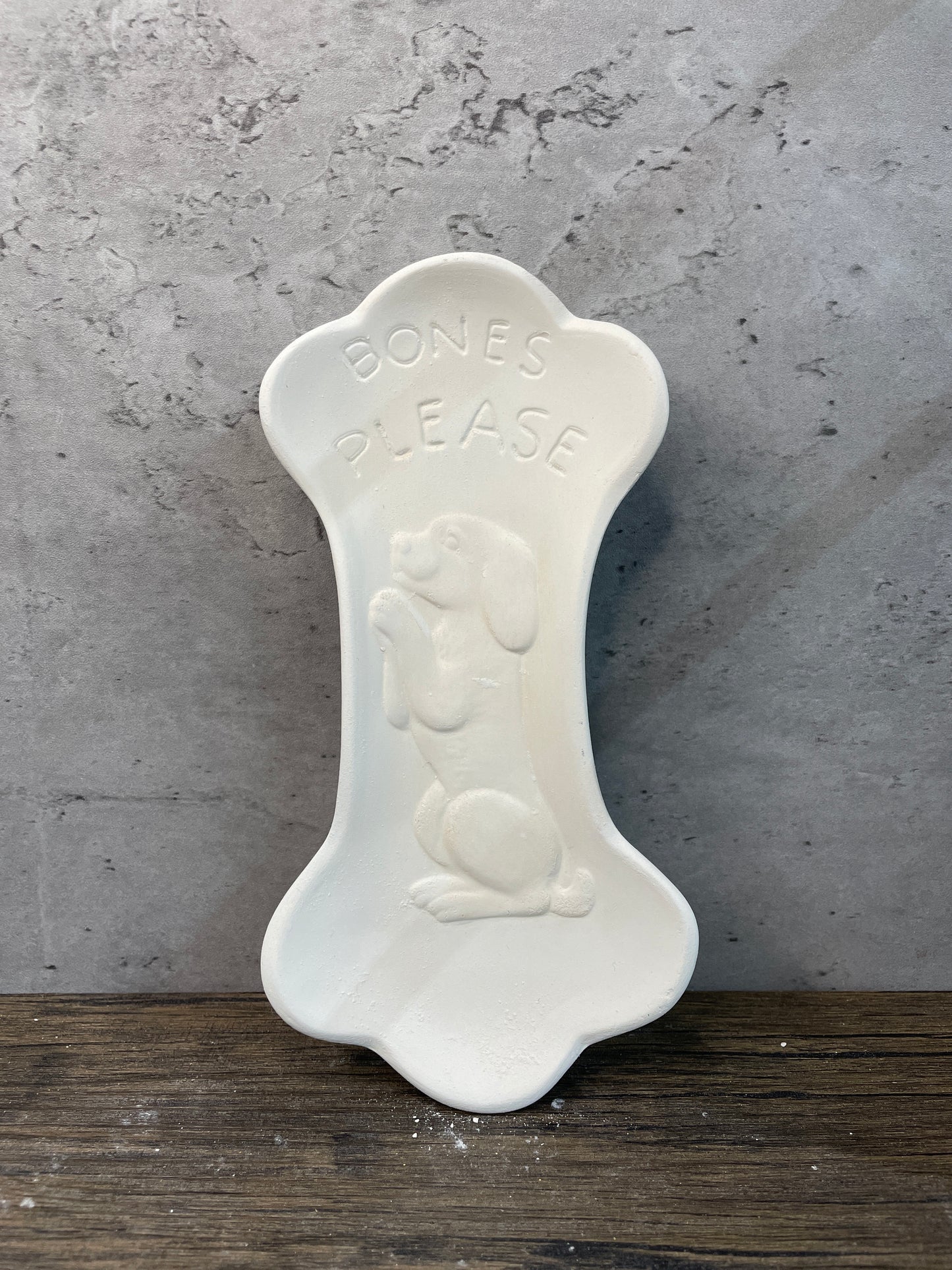 Bones Please Dog Treat Plate - Unknown - Unknown