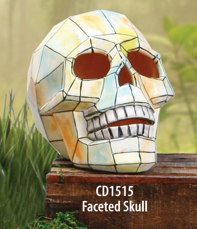 Faceted Skull - Mayco - CD-1515