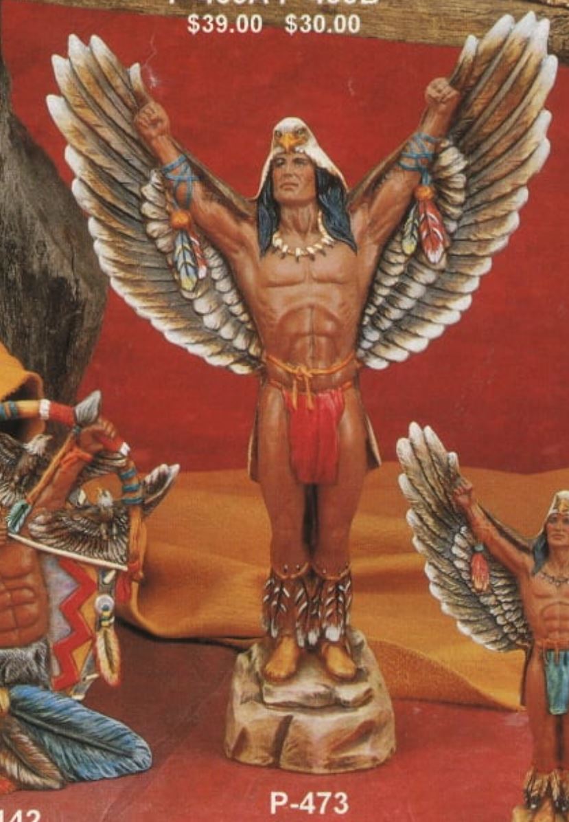 Male Indian Angel - Provincial - P-473
