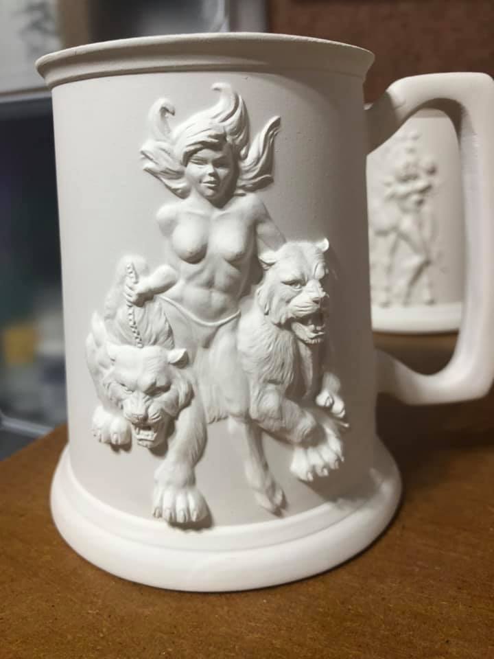 Women with Tigers - Provincial Mold - P-307