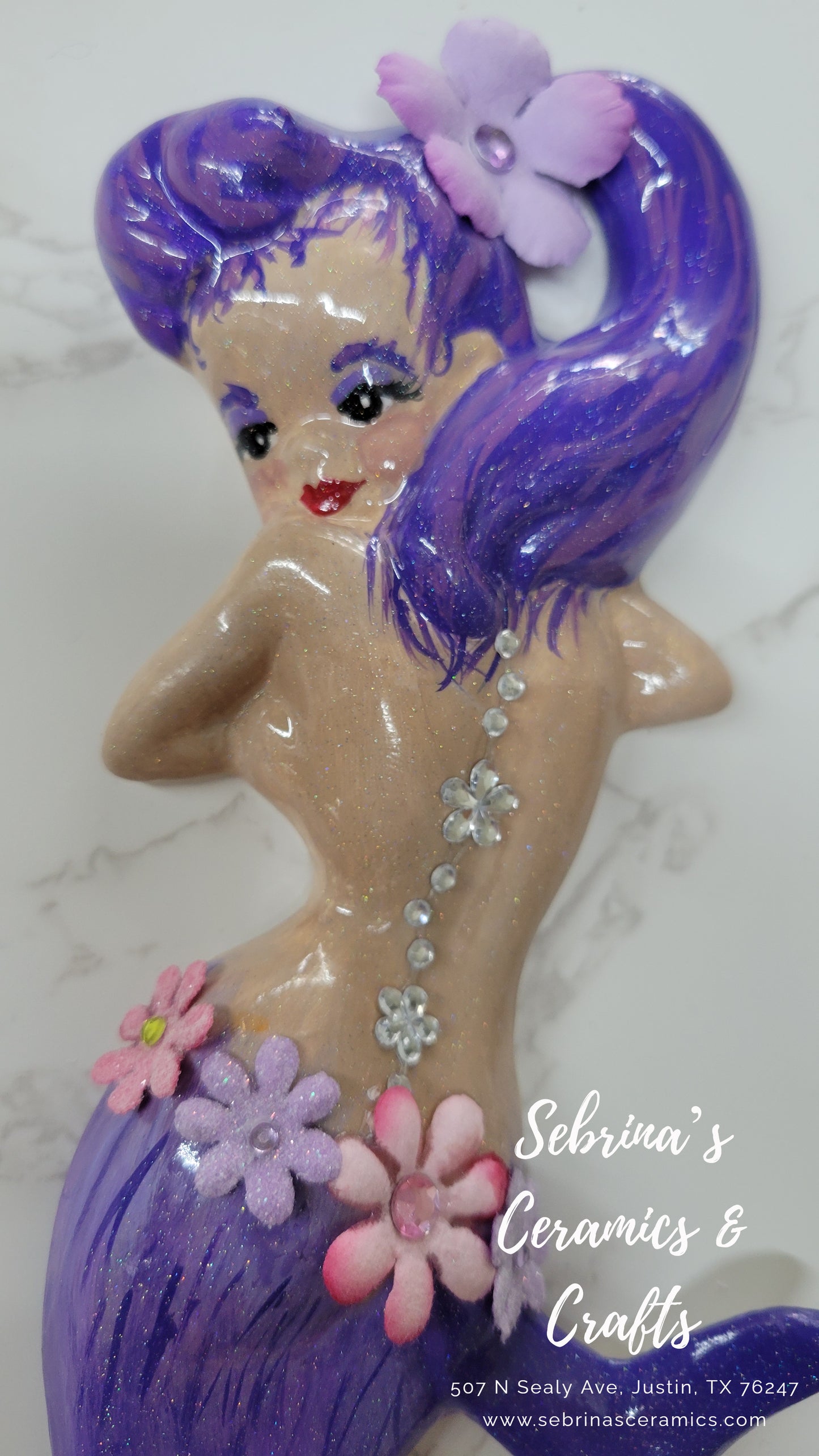 Purple Vintage Mermaid - New Pour Vintage Mold