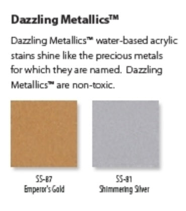 Softees Dazzling Metallic Acrylic Stains