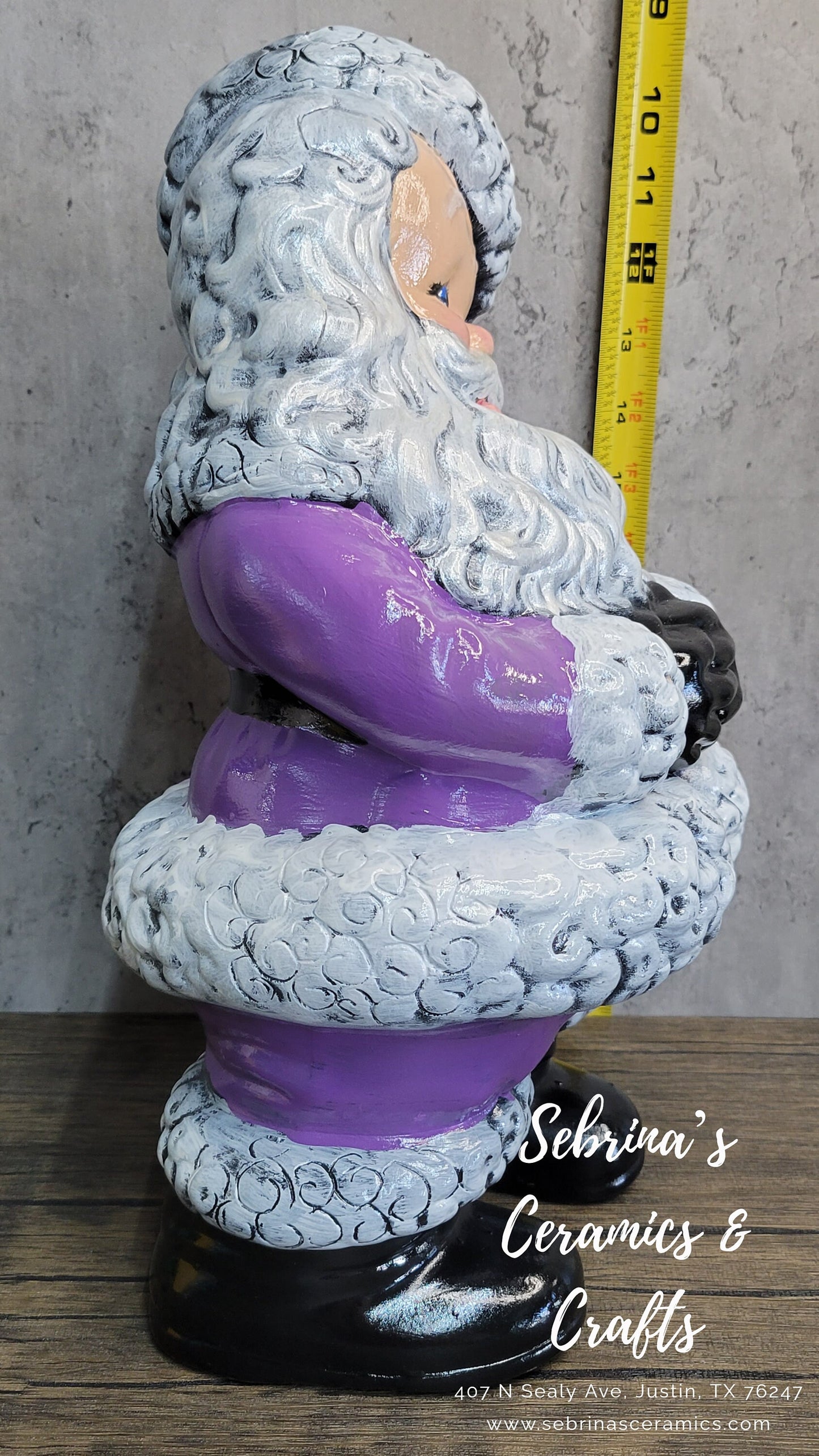 Atlantic Winking Santa (Purple) - New Pour from Vintage Mold