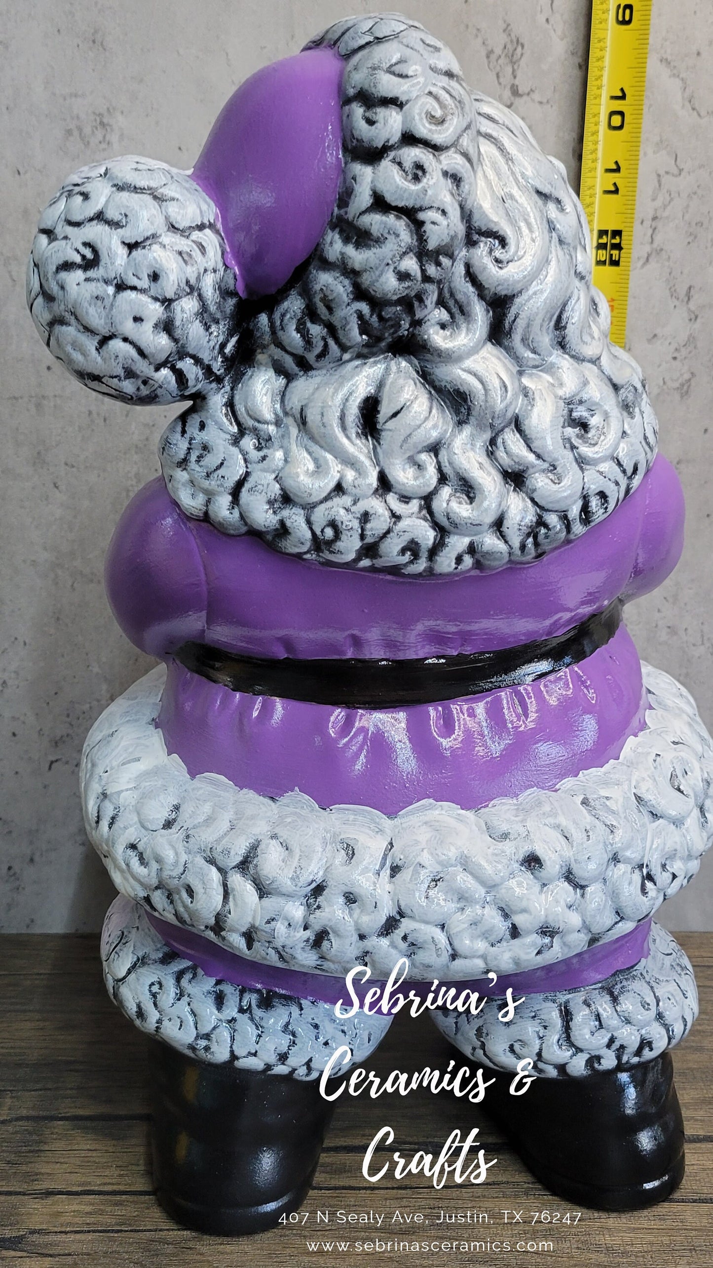 Atlantic Winking Santa (Purple) - New Pour from Vintage Mold