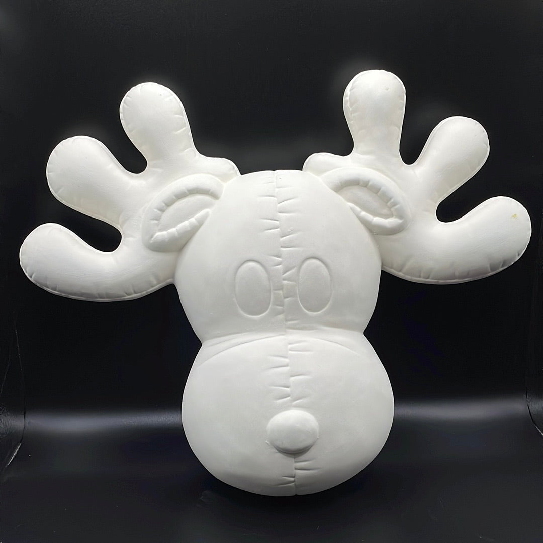 Softie Reindeer Head Plaque - Unknown - Unknown