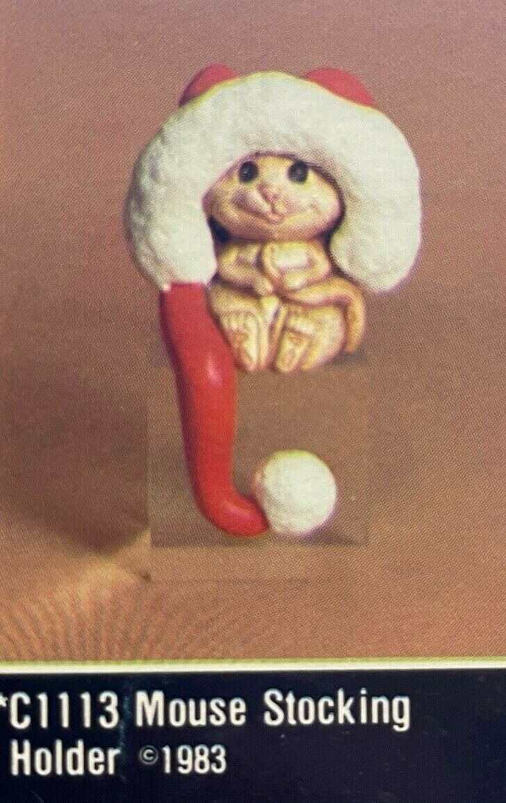 Mouse Stocking Hanger - Ceramichrome - C1113