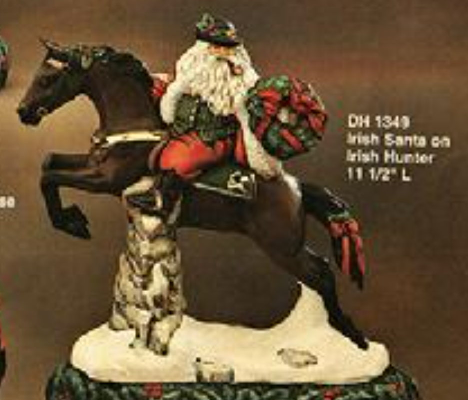 Irish Santa on Horse - Doc Holliday - 1349