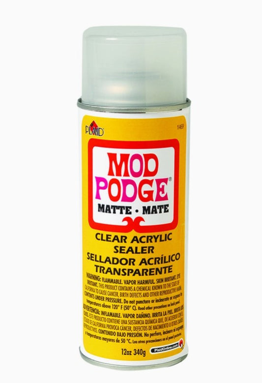 Mod Podge Matte Glue, Sealer, and Finish Aerosol 12oz