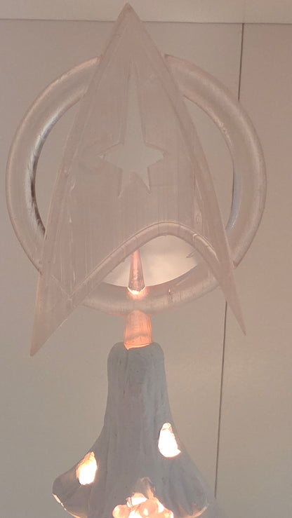 Space Explorer Insignia  - Ceramic Tree Christmas Topper