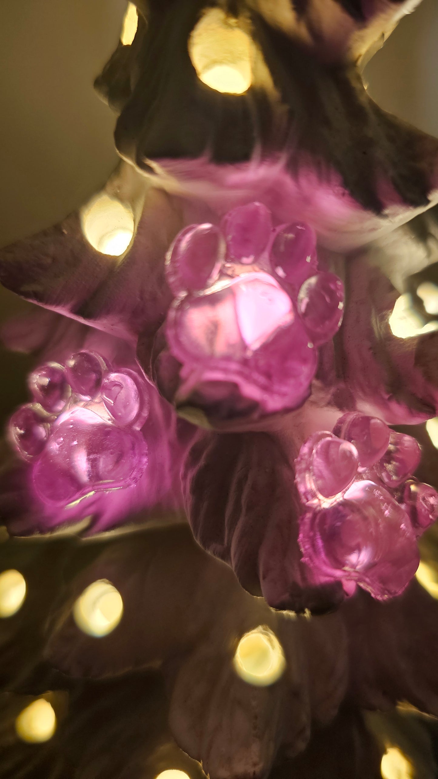 Paw Prints (Flat) - Christmas Tree Lights