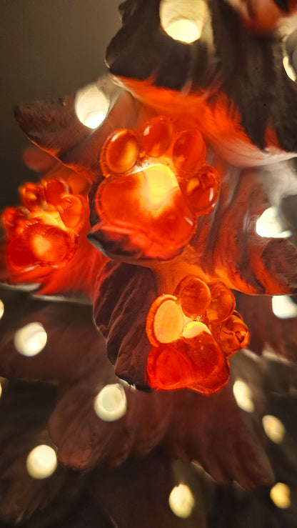Paw Prints (Flat) - Christmas Tree Lights