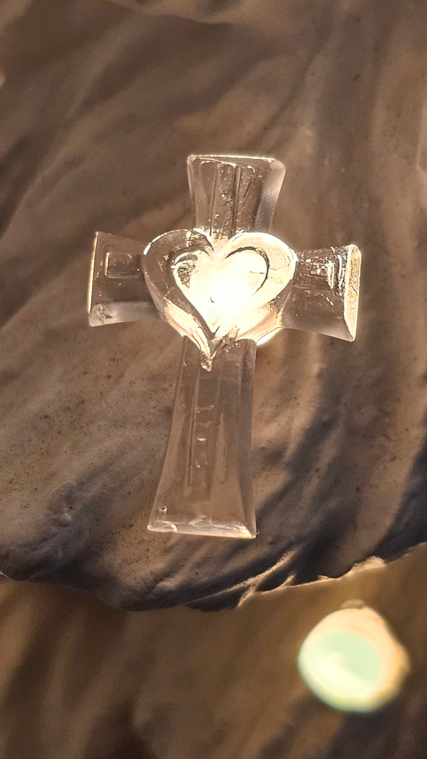 Heart Cross Ceramic Tree Lights