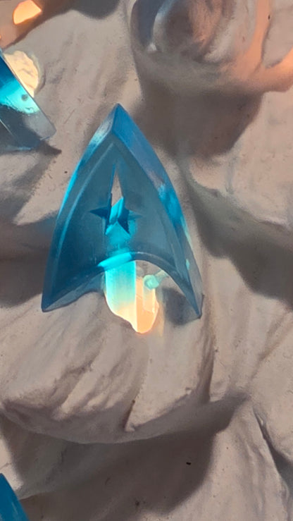 Space Explorer Badge Tree Lights