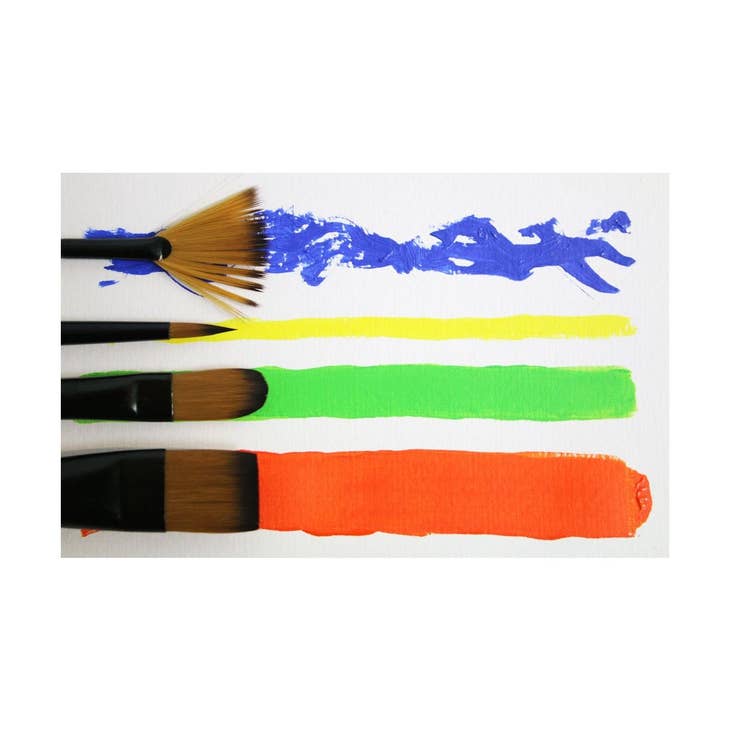 Gallery Series Brush Set Acrylic 4pce