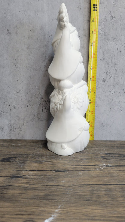 Gnome w/ Sunflower Stack - Clay Magic - 4275