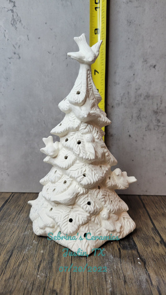 Small Bird Christmas Tree - Ceramichrome - C 1122
