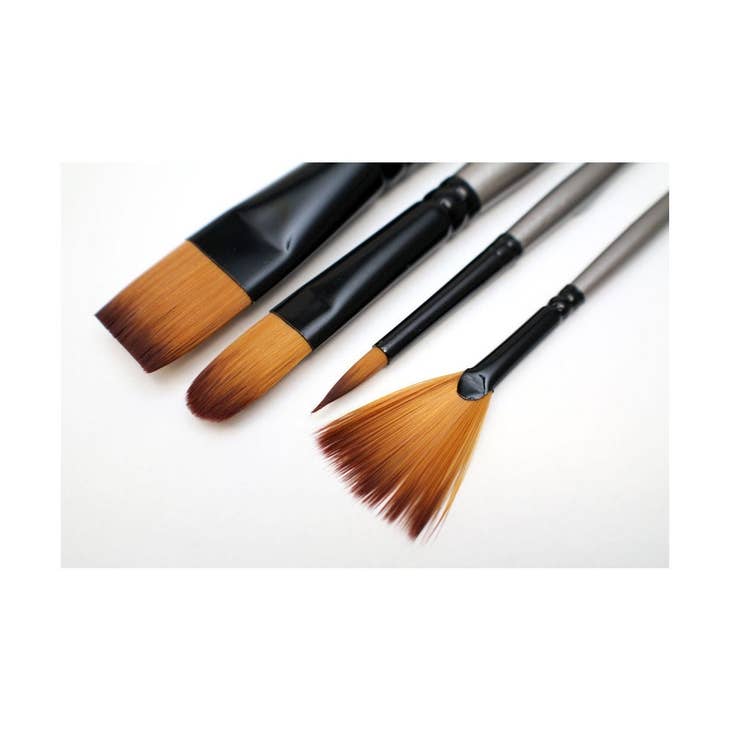 Gallery Series Brush Set Acrylic 4pce