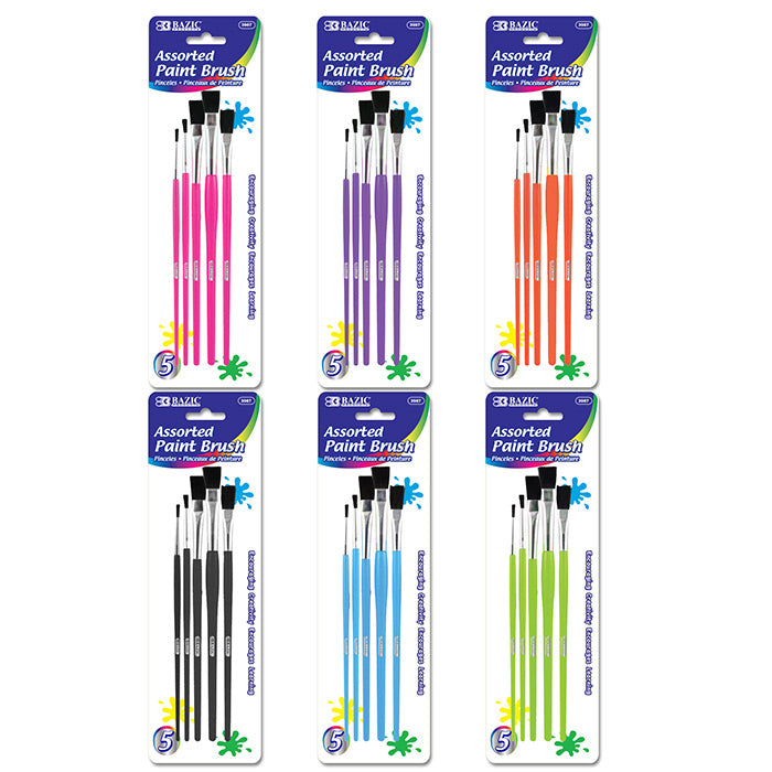 Assorted Kid's Paint Brushes