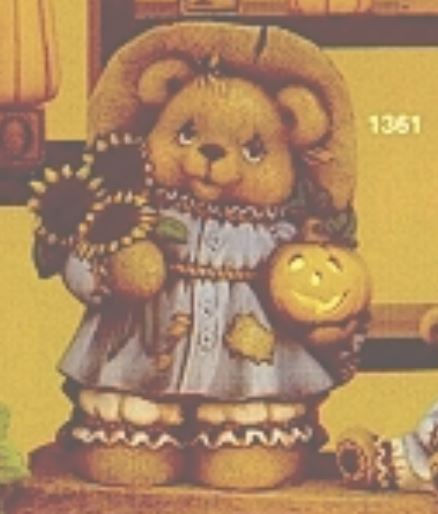 Scarecrow Bear - Girl - Clay Magic - J-1361