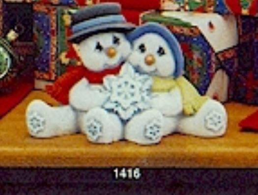 Cuddle Snow Couple - Clay Magic - J1416