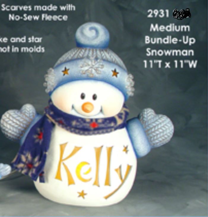 Med Bundle Up Snowman - Clay Magic - 2931