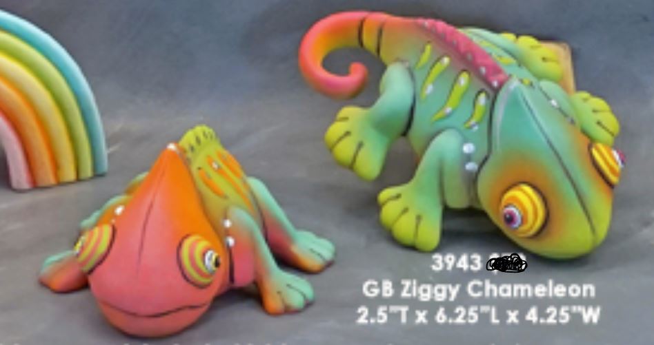 Ziggy Chameleon - Clay Magic - 3943