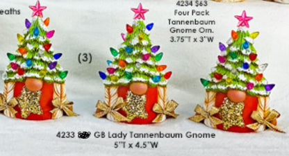 Lady Tannenbaum Gnome - Clay Magic - 4233