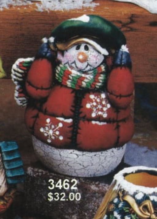 Hear No Evil Snowman - Creative Paradise - 3462