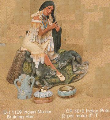 Indian Maiden Braiding Hair - Doc Holliday - 1169