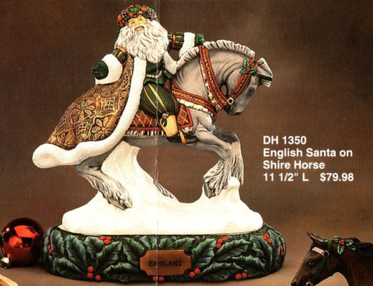 English Santa on Shire Horse - Doc Holliday -1350