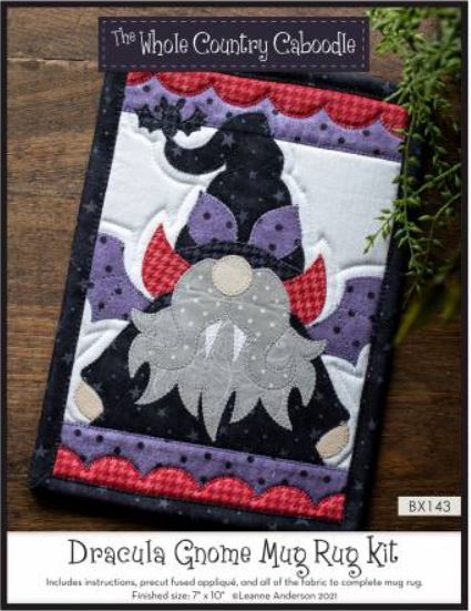 Dracula Gnome Mug Rug Kit