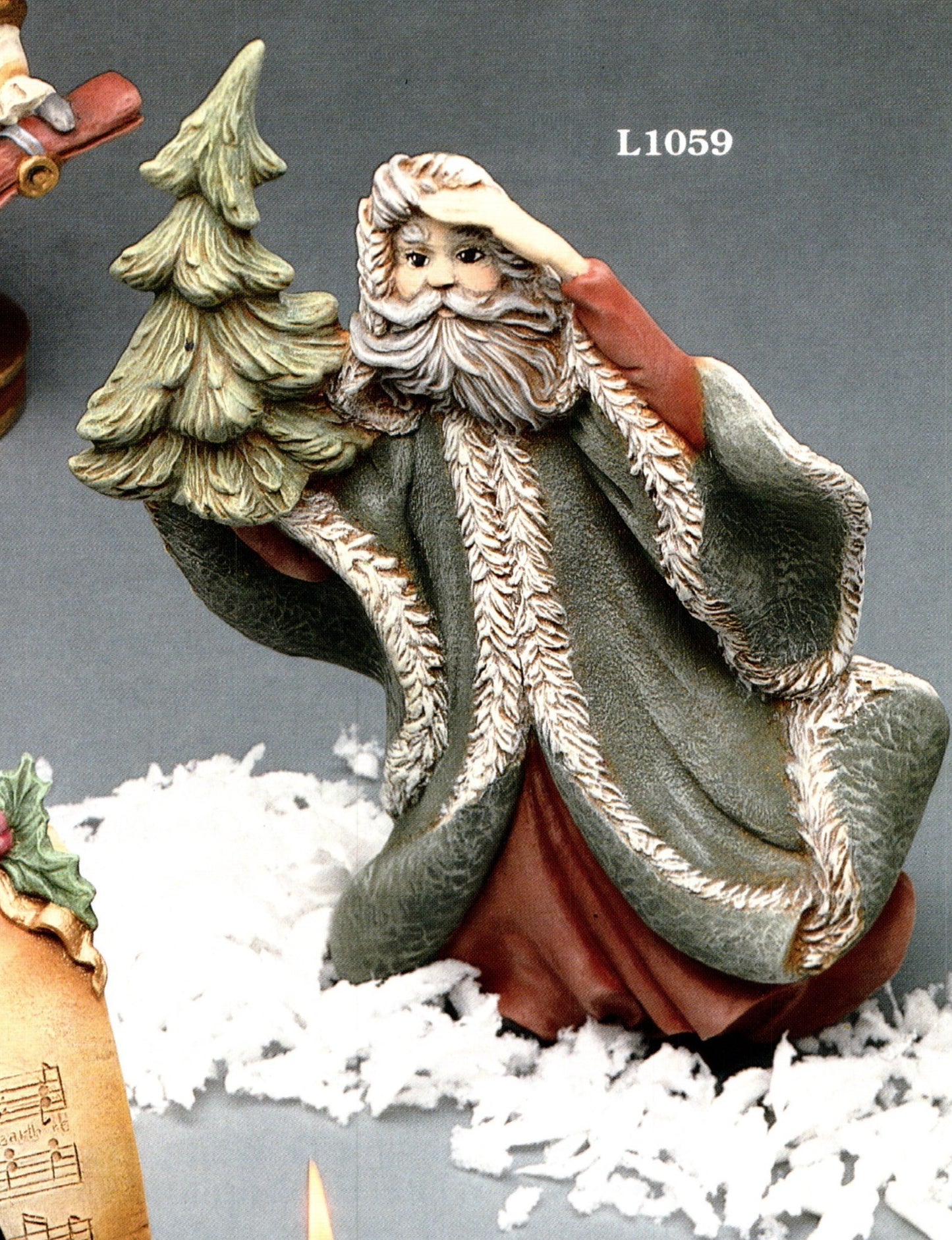 Santa Holding Tree - Gare - 1059