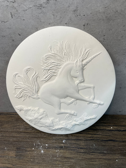 Unicorn Round Tile - Duncan Ceramics - 199D