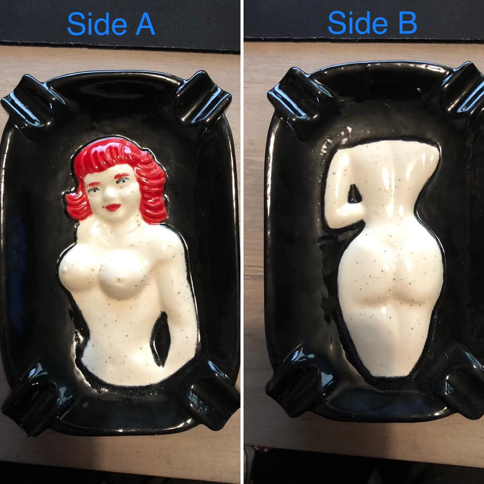 Naked Lady Ashtray - Unknown - A-505