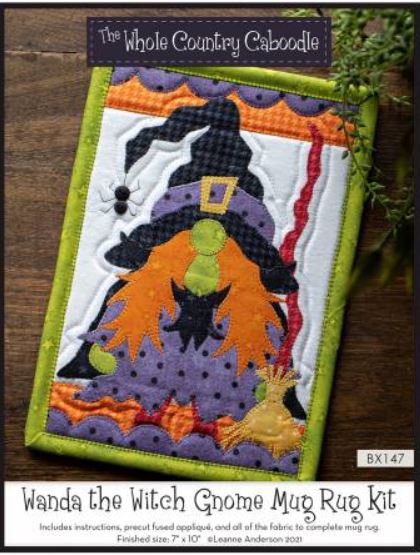 Wanda the Witch Gnome Mug Rug Kit